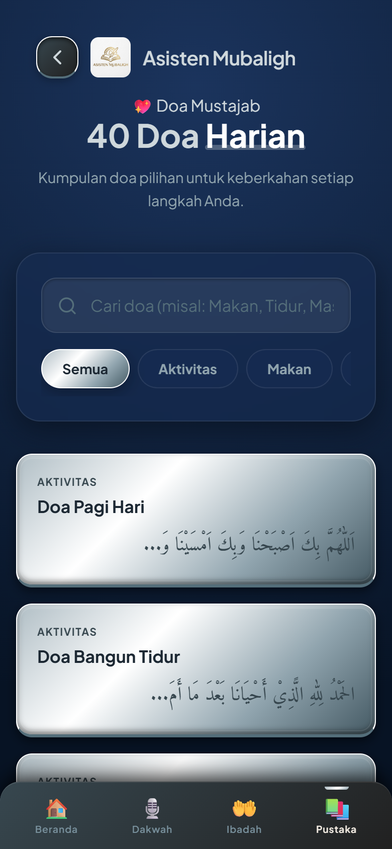 Doa Harian Mustajab